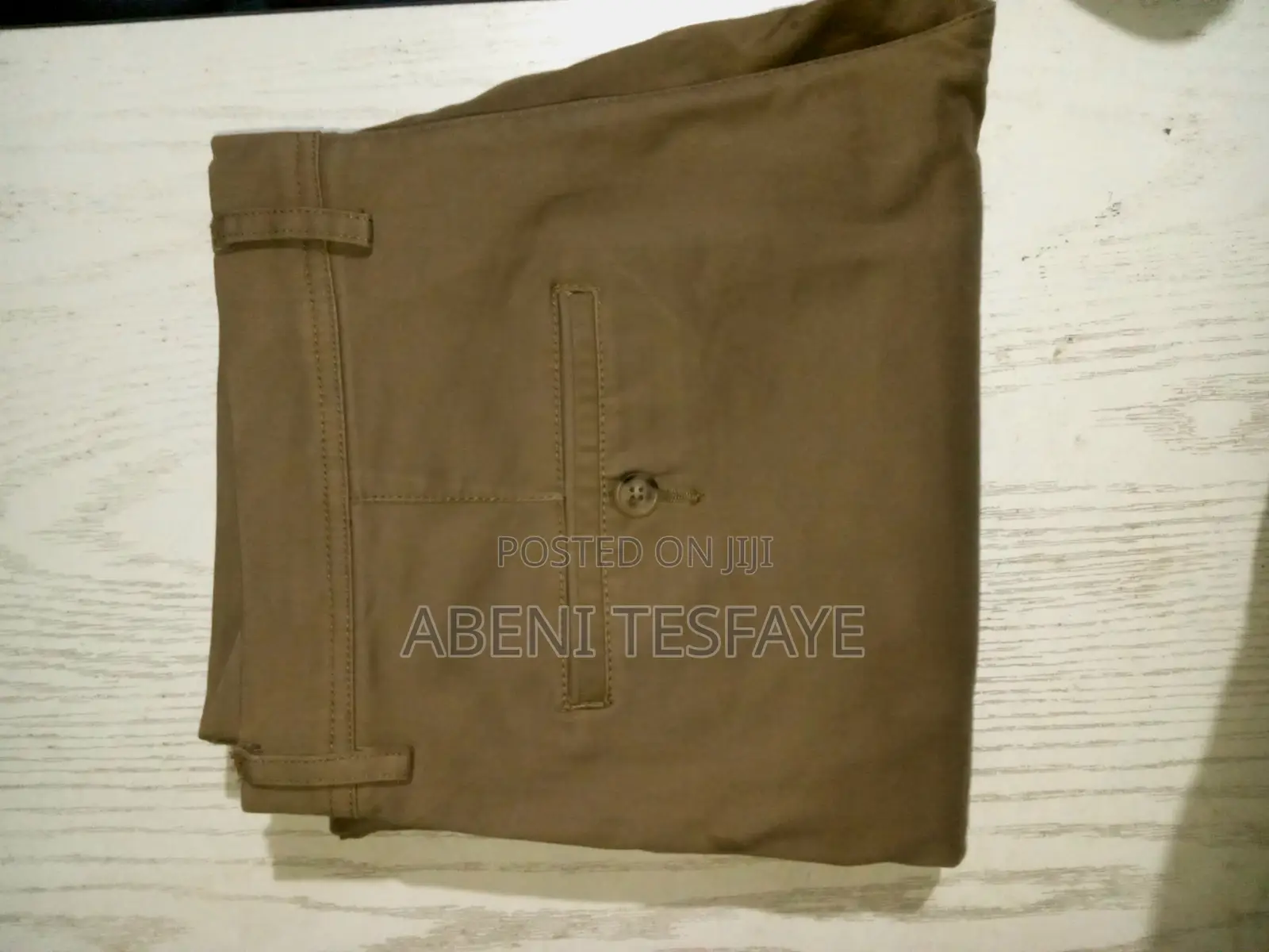Men Khaki Trousers
