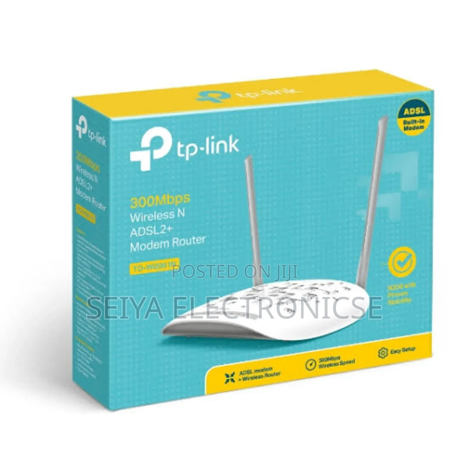 Tp-Link Td-W8961n 300mbps Wireless N Adsl2+ Modem Router.