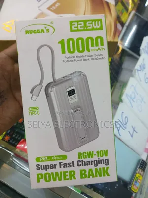 Ruggas Power Bank 10,000mah Fast-Charging