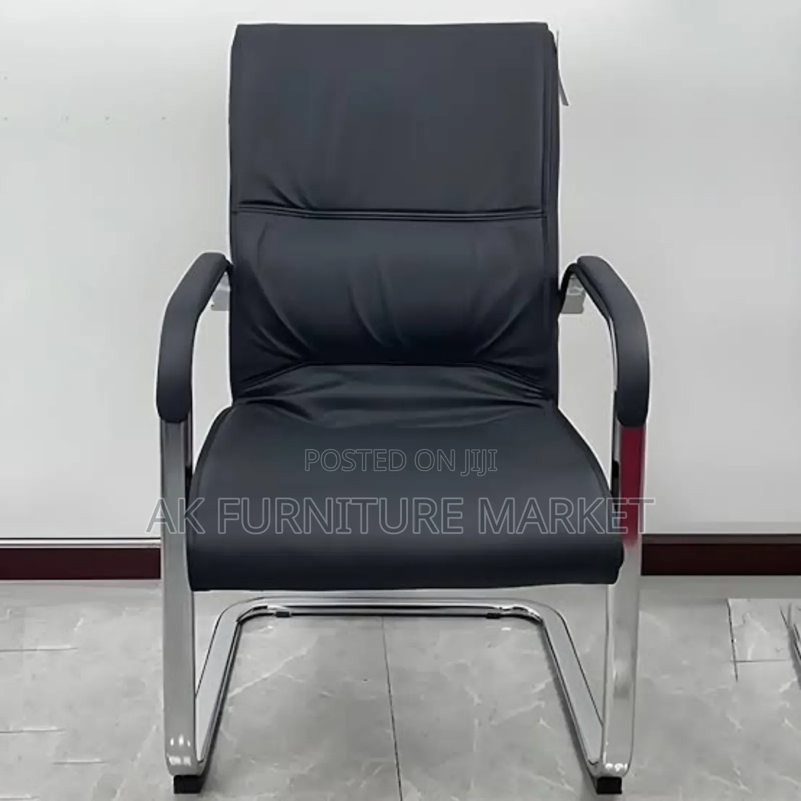 Colored Lather Guests Chair