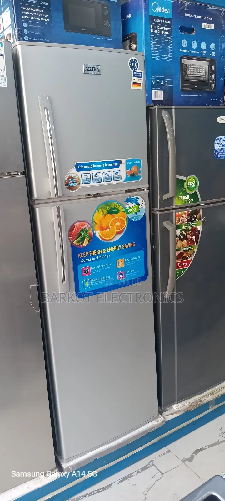 Akira Refrigerator Model Aki 280l Brand Model Fereg New