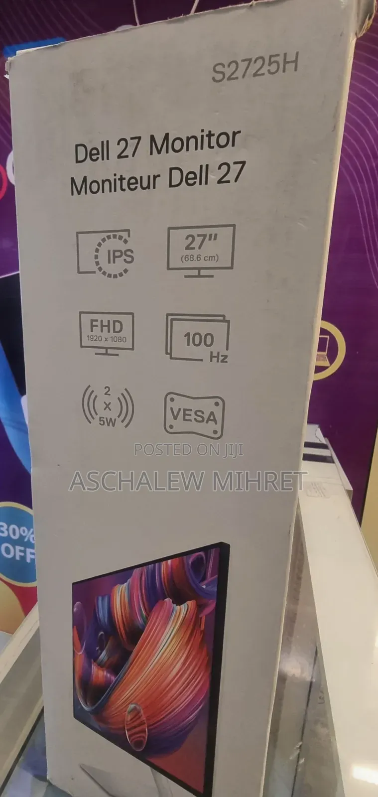 Brand New 27 Inch Monitor Model: S2725h Display