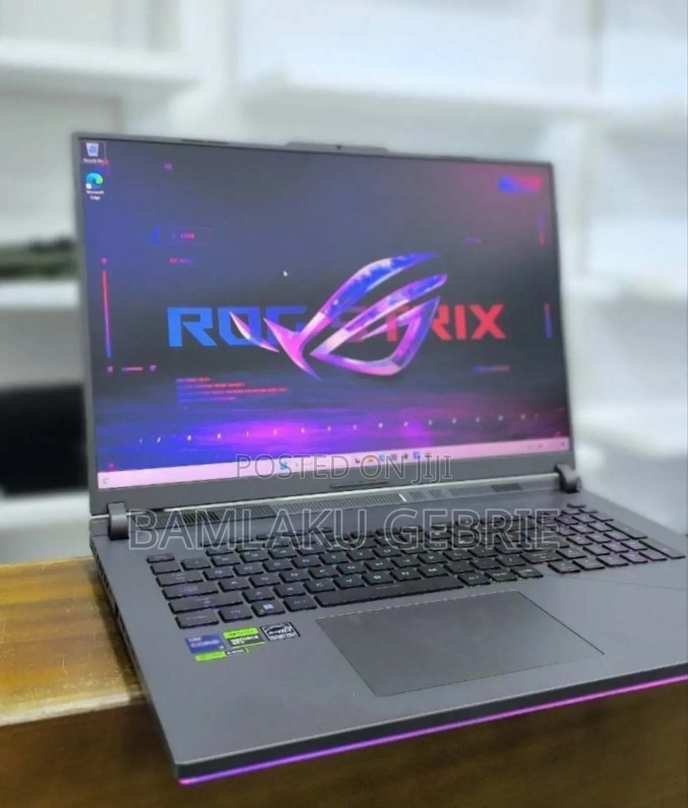 New Laptop Asus ROG Strix G17 16GB Intel Core i9 SSD 1T