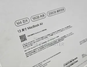 New Laptop Apple MacBook Air 2025 M4 13-inch 16GB Apple M4 SSD 256GB