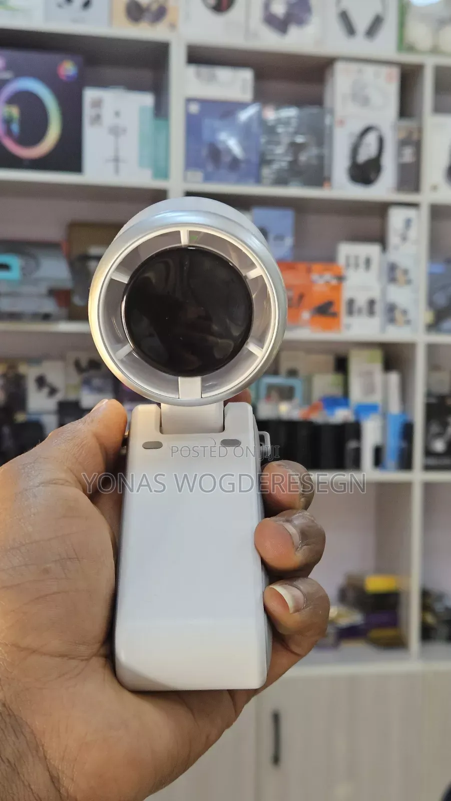 Portable Mini Fan – Handheld Rechargeable Cooling Fan