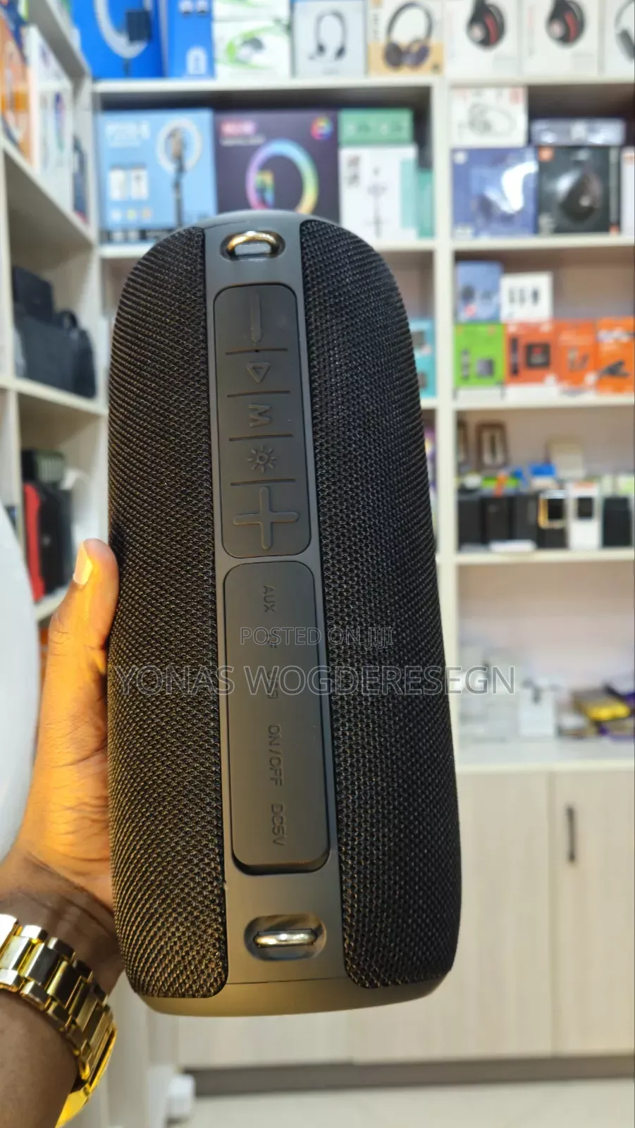 H at F-Wireless Bluetooth Speaker – Powerful Sound RGB Light