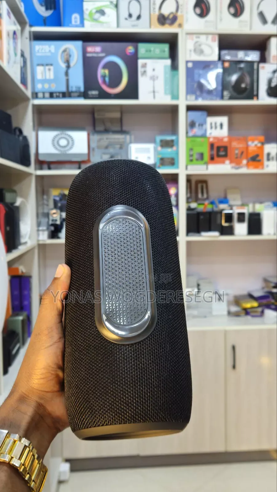 H at F-Wireless Bluetooth Speaker – Powerful Sound RGB Light