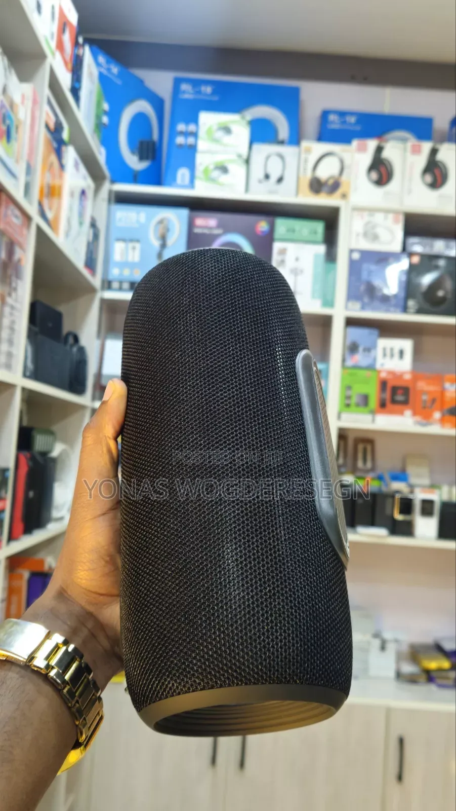 H at F-Wireless Bluetooth Speaker – Powerful Sound RGB Light