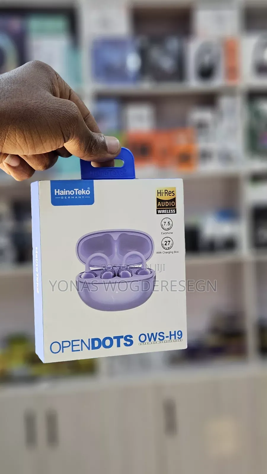 Heno Tech Ows-H9 Wireless Headphones – Deep Bass Clear Sound