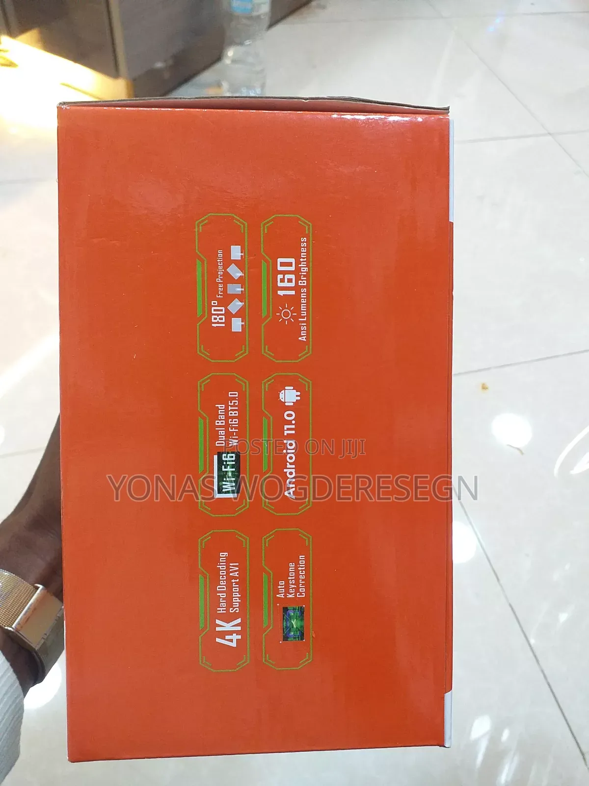 Pozzer Hy300 Ultra Smart Projector – Portable Wifi Bluetooth