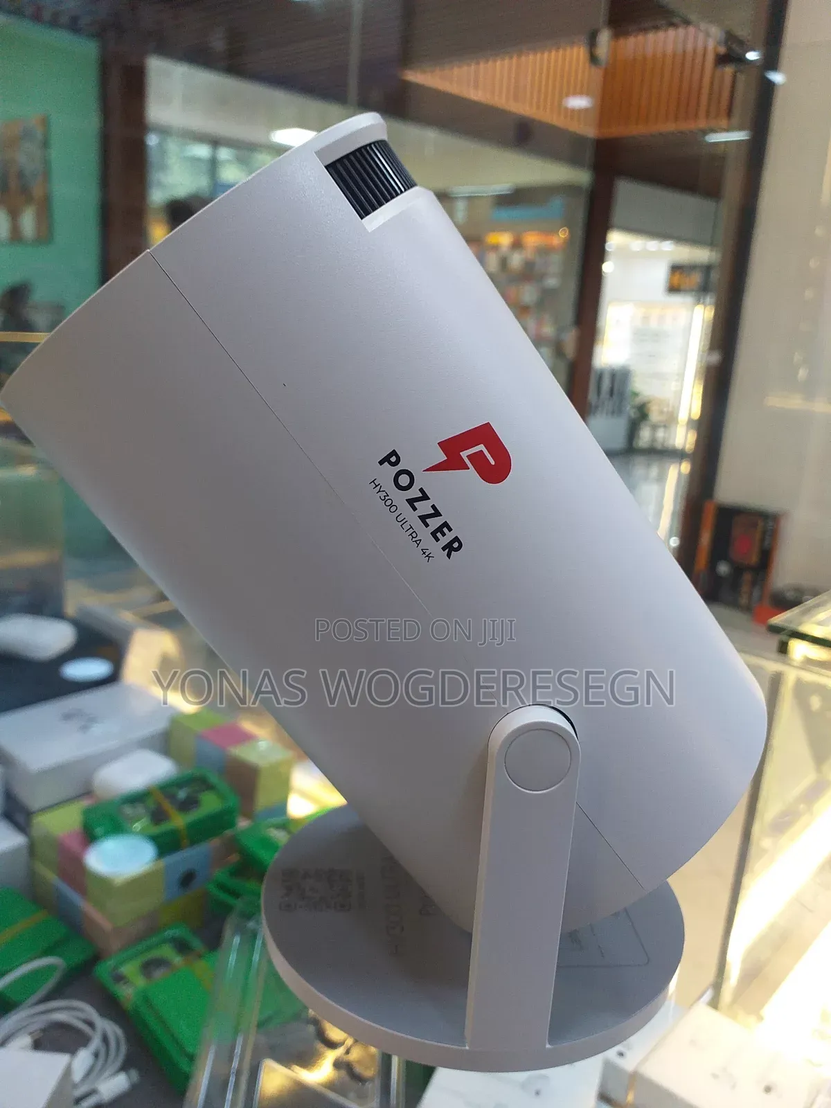 Pozzer Hy300 Ultra Smart Projector – Portable Wifi Bluetooth