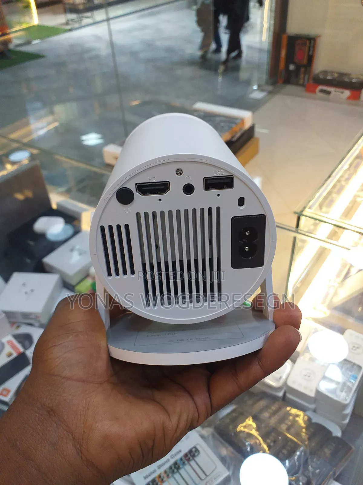 Pozzer Hy300 Ultra Smart Projector – Portable Wifi Bluetooth