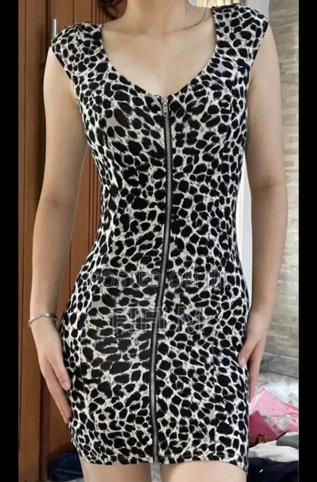 Women's Leopard Print Bodycon