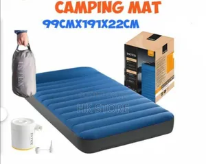 Intex Camping Mat በአየር የሚሞላ ፍራሽ!