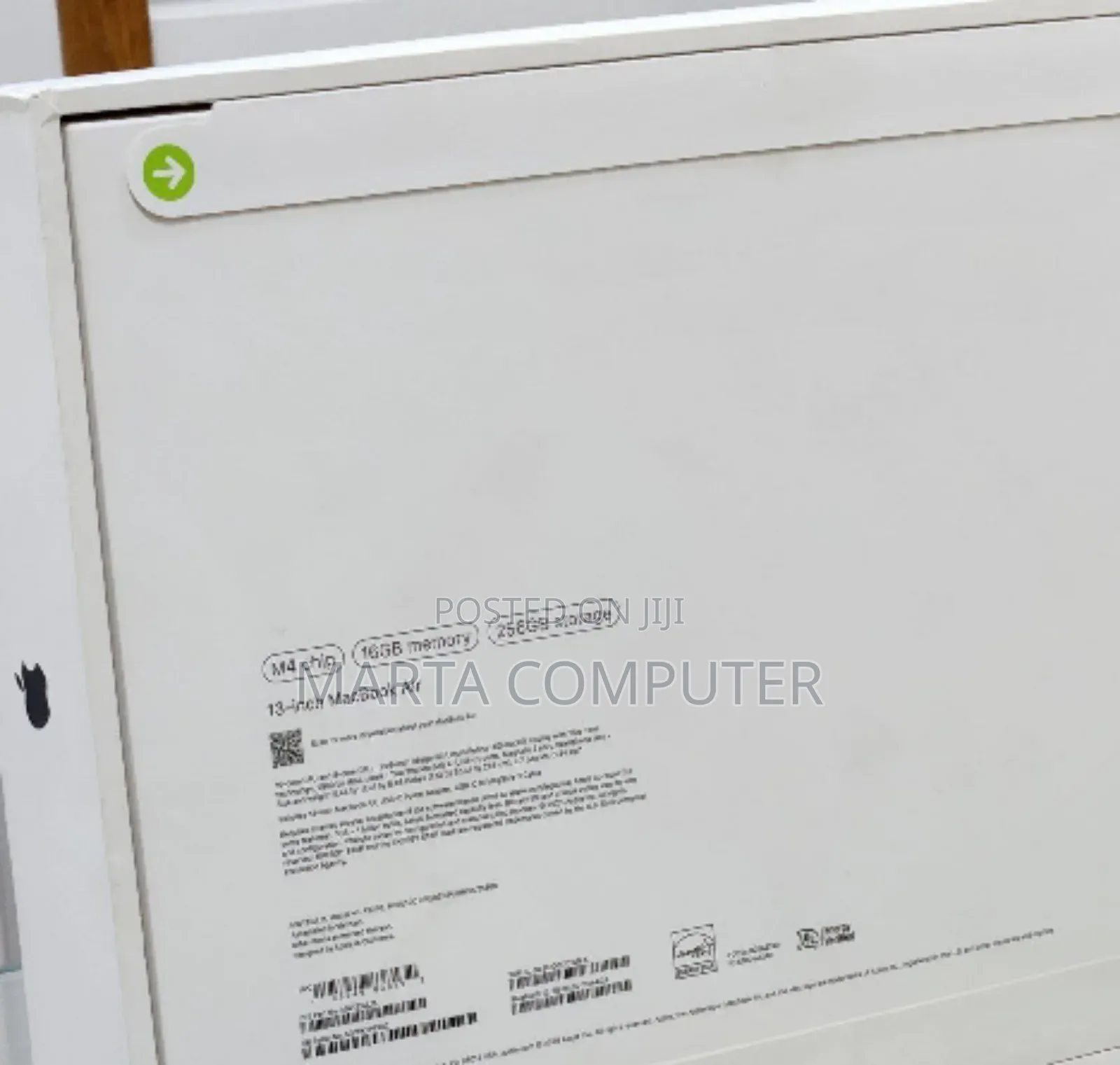 New Laptop Apple MacBook Air 2025 M4 13-inch 16GB Apple M4 SSD 256GB