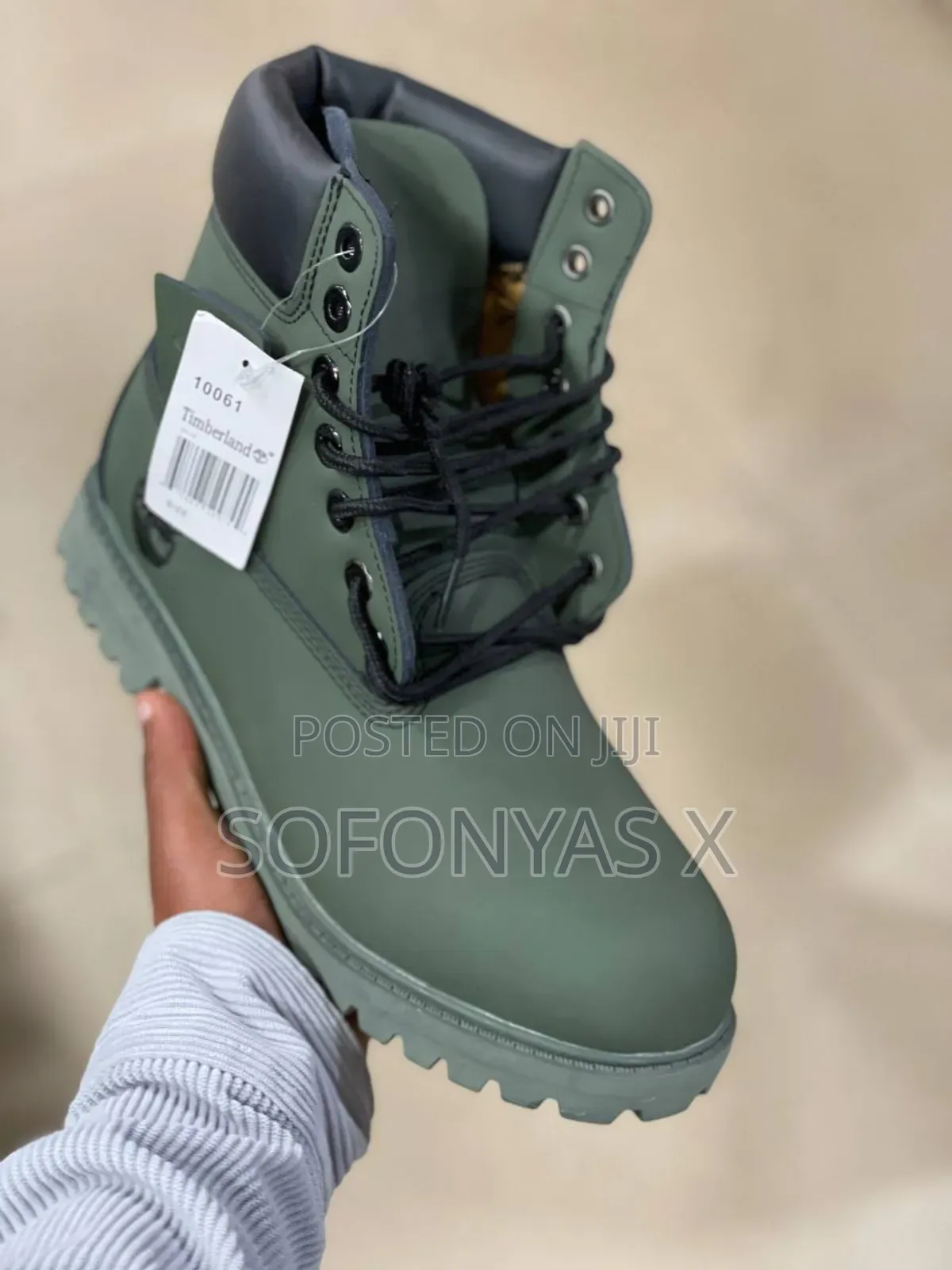 Timberland Navy Green Boots