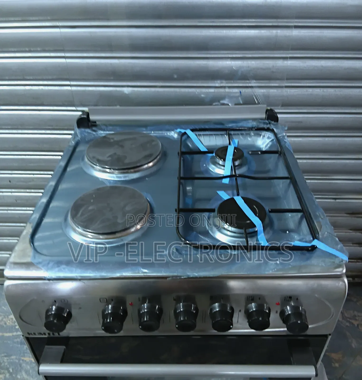 Kumtel Oven 60x60 Stainless 2electric End 2gas