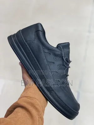 Chekich Navy Blue Low-Top Sneakers (Perforated Material)