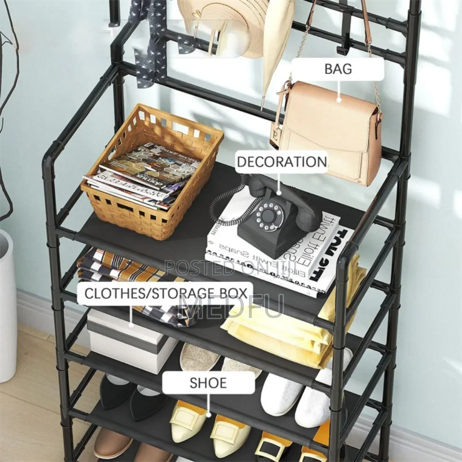 New Simple Floor Clothes Rack