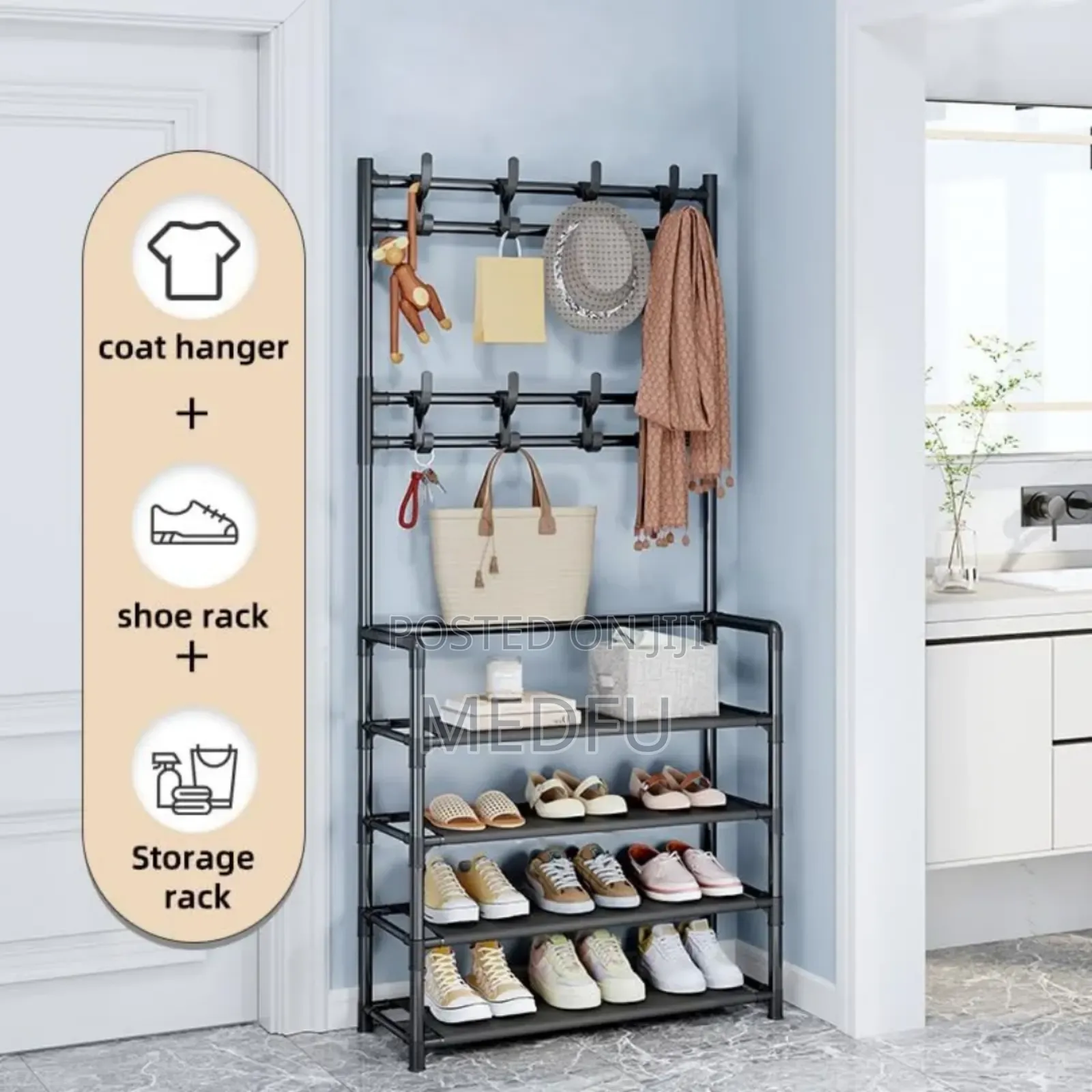 New Simple Floor Clothes Rack