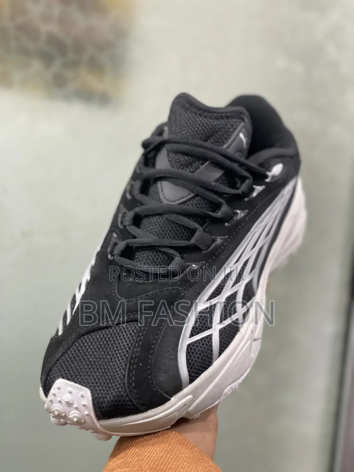 Puma Orkid Black and White Chunky Sneaker