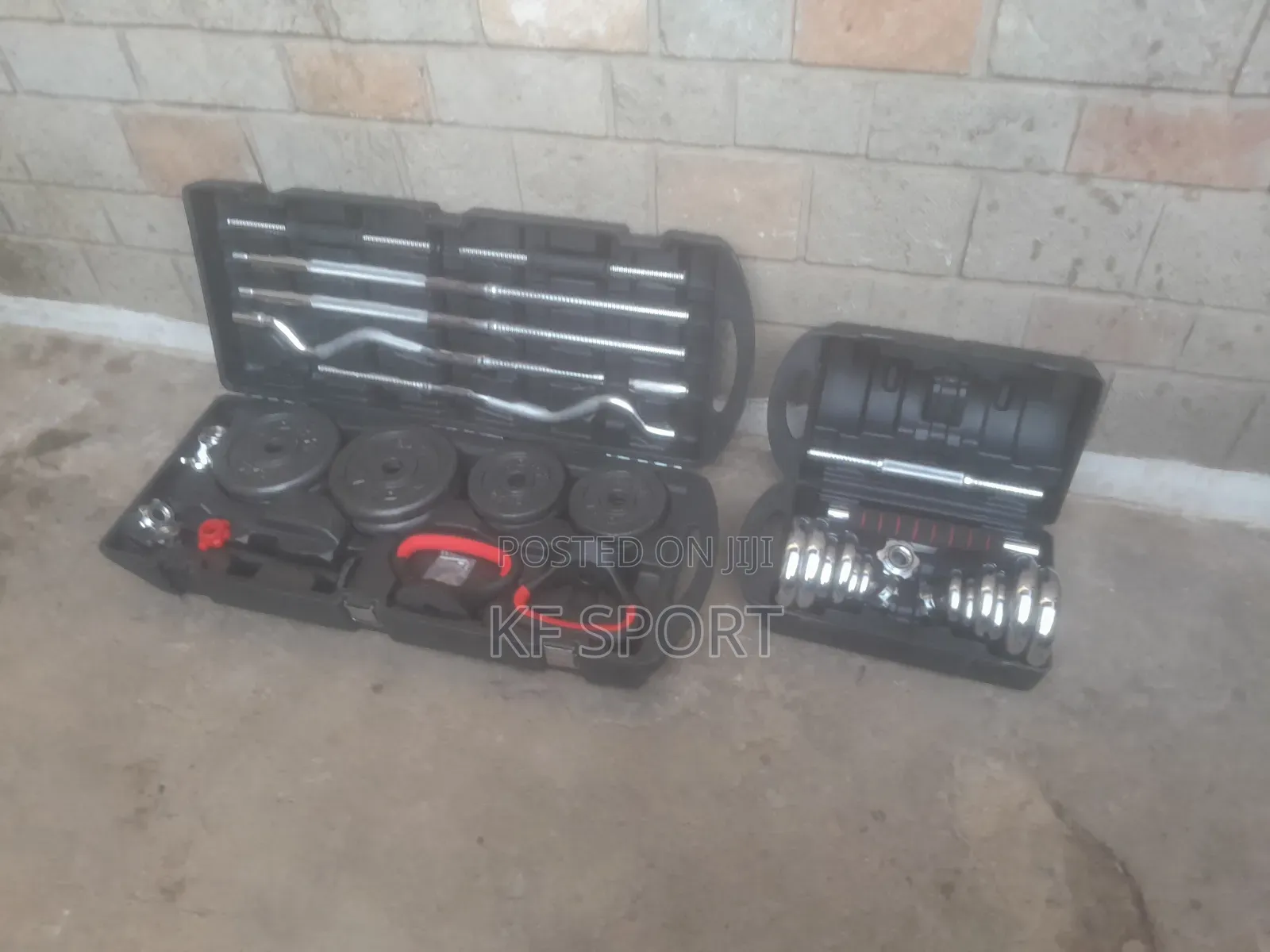 20kg Dumbbells / 46kg Barbel