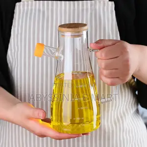Glass Oil Bottle 900ml ዘመናዊ የዘይት መቀነሻ!