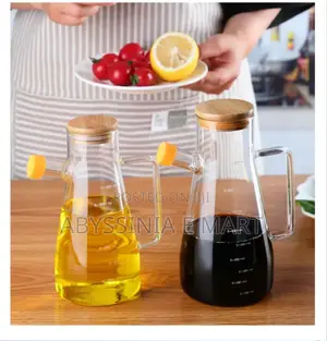 Glass Oil Bottle 900ml ዘመናዊ የዘይት መቀነሻ!