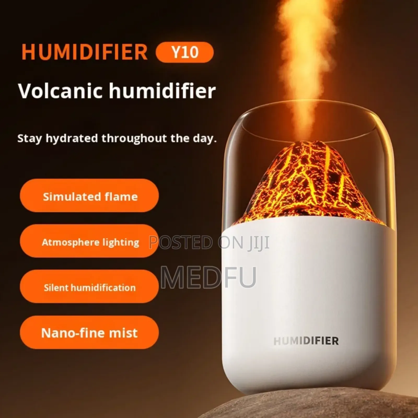 Flame Volcano Humidifier
