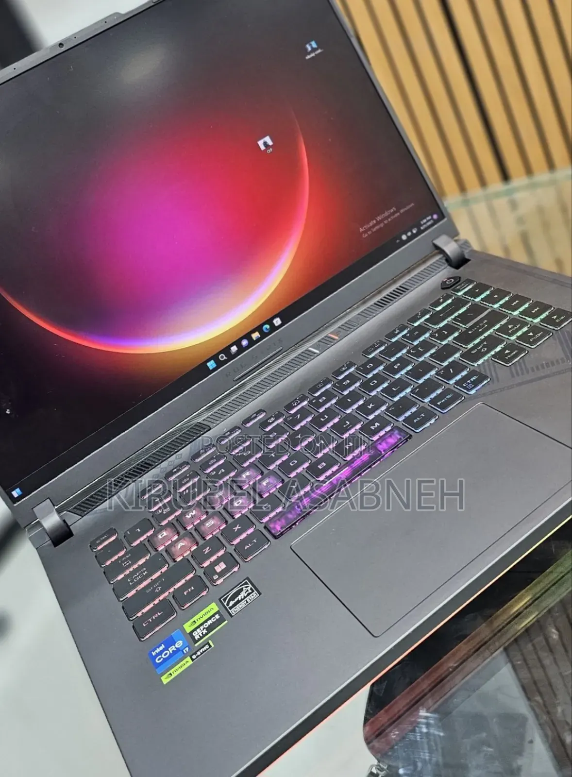 New Laptop Asus ROG Strix G15 16GB Intel Core i7 SSD 1T