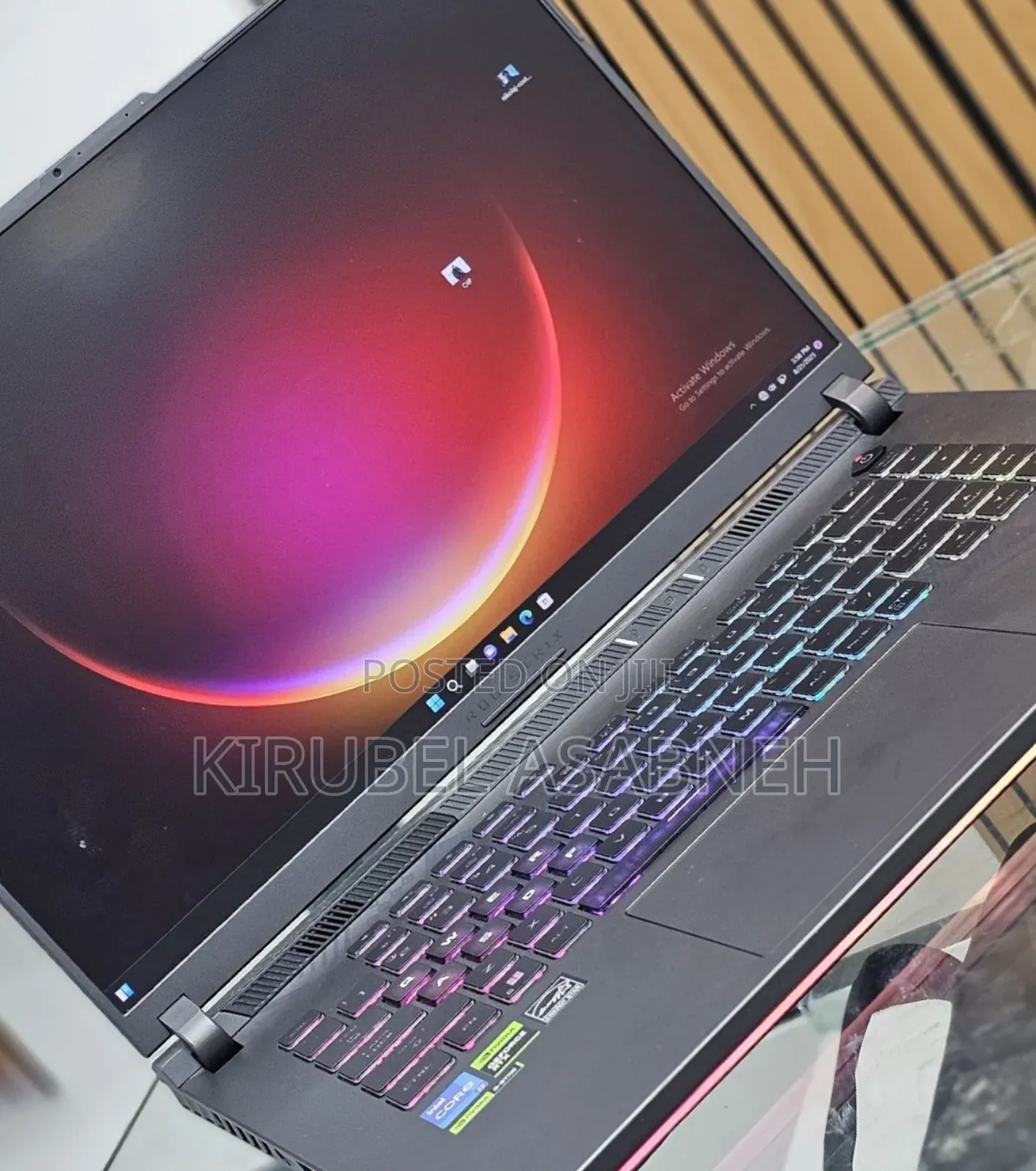 New Laptop Asus ROG Strix G15 16GB Intel Core i7 SSD 1T