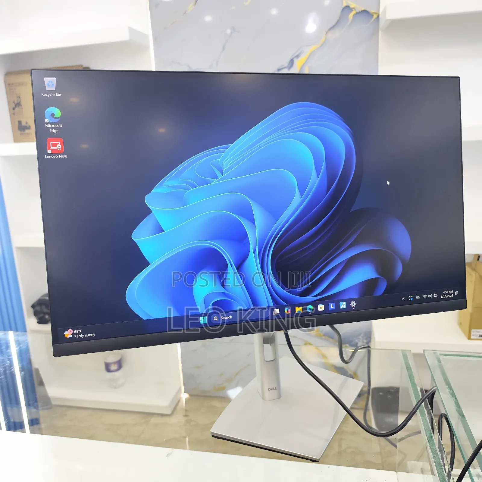 Dell Usb-C Monitor, 27" Uhd Ips Panel, 60hz Rf 16:9 Ar