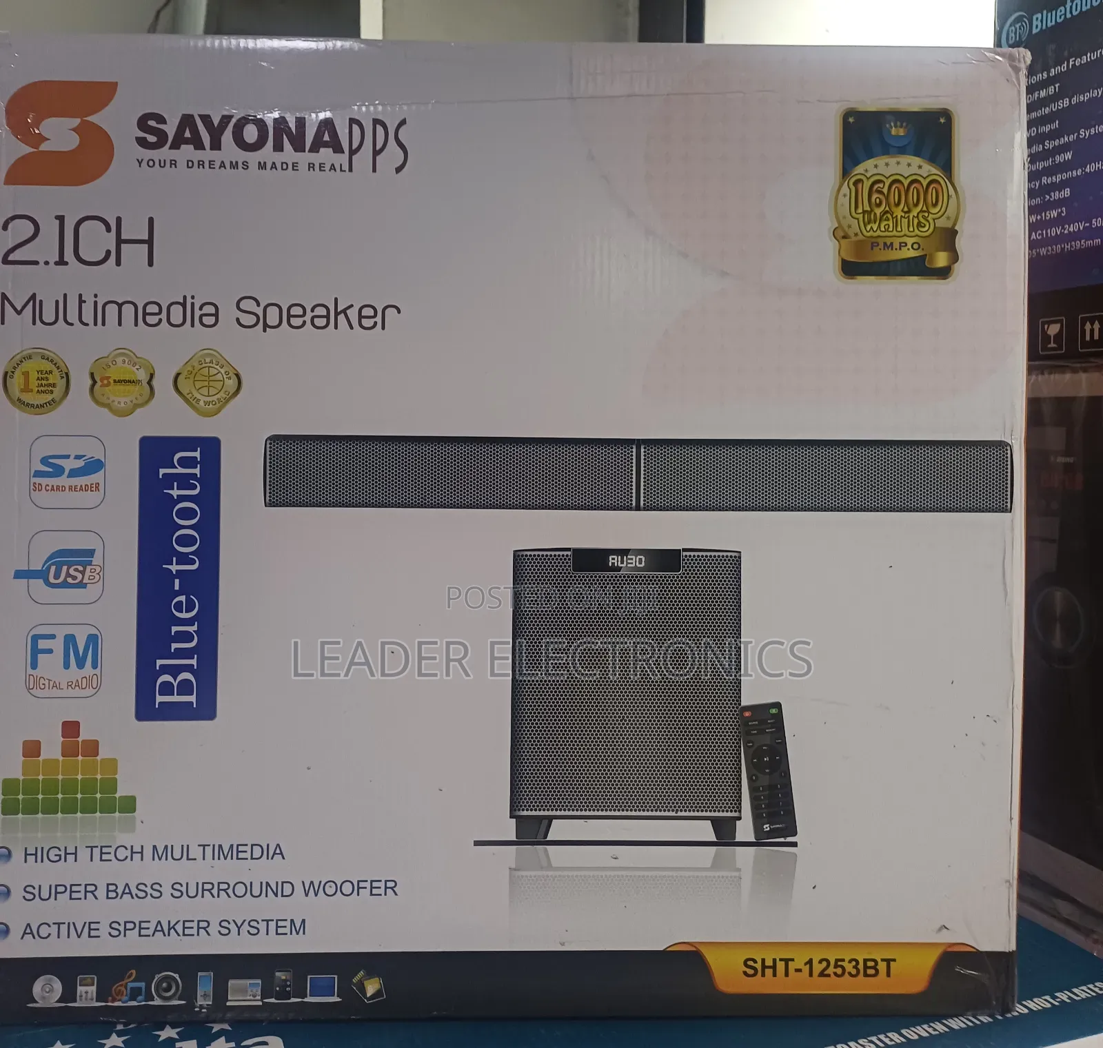 Sayona 2.1ch Multimedia Speaker – Super Bass | Powerful Sound System