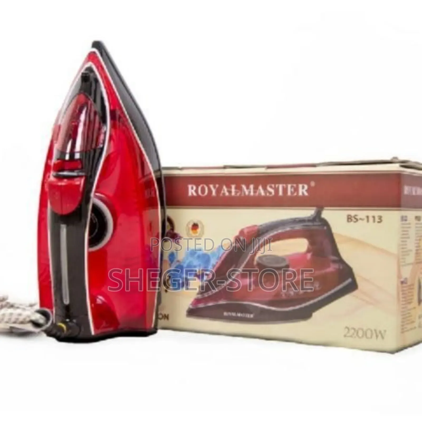 Brand New Orginal Royal Master Steam Iron