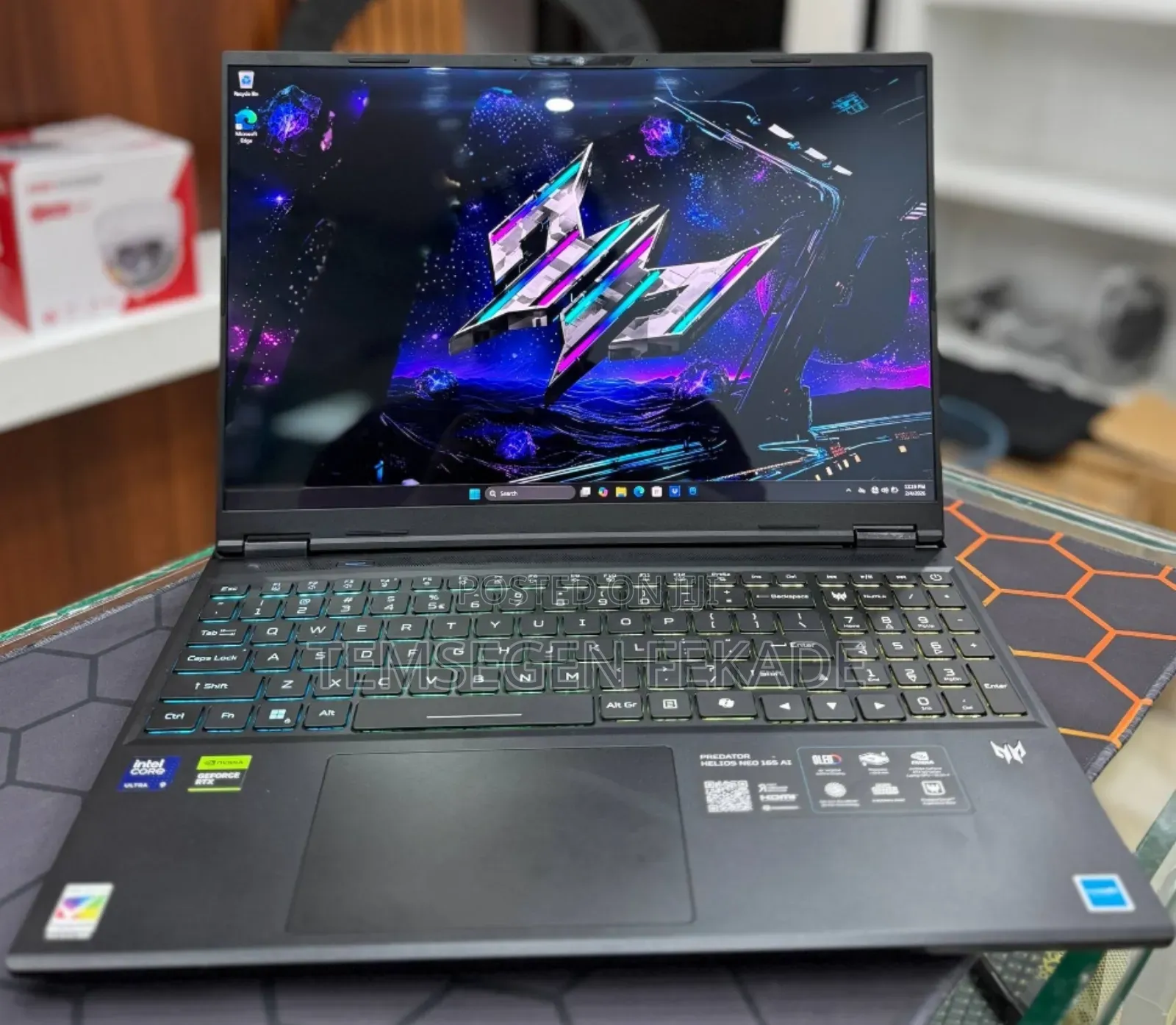 New Laptop Acer Predator Helios Neo 16 32GB Intel Core Ultra 9 SSD 1T