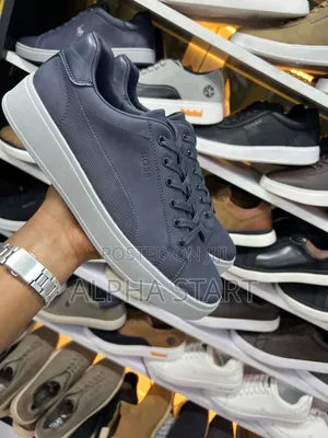 Boss Zool High Master Quality Smooth Flat Shoes for Man's