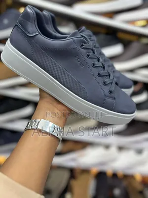 Boss Zool High Master Quality Smooth Flat Shoes for Man's