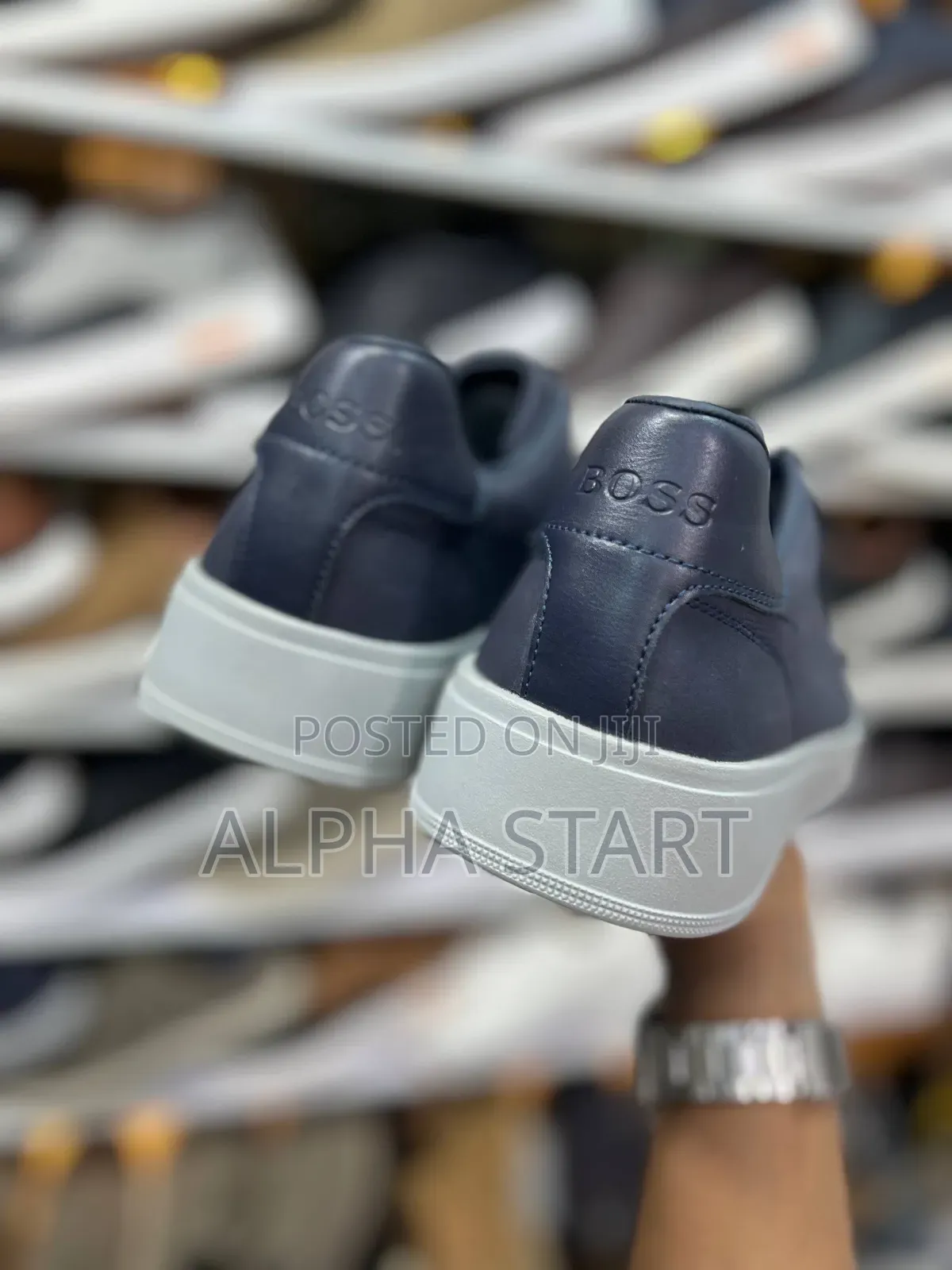 Boss Zool High Master Quality Smooth Flat Shoes for Man's