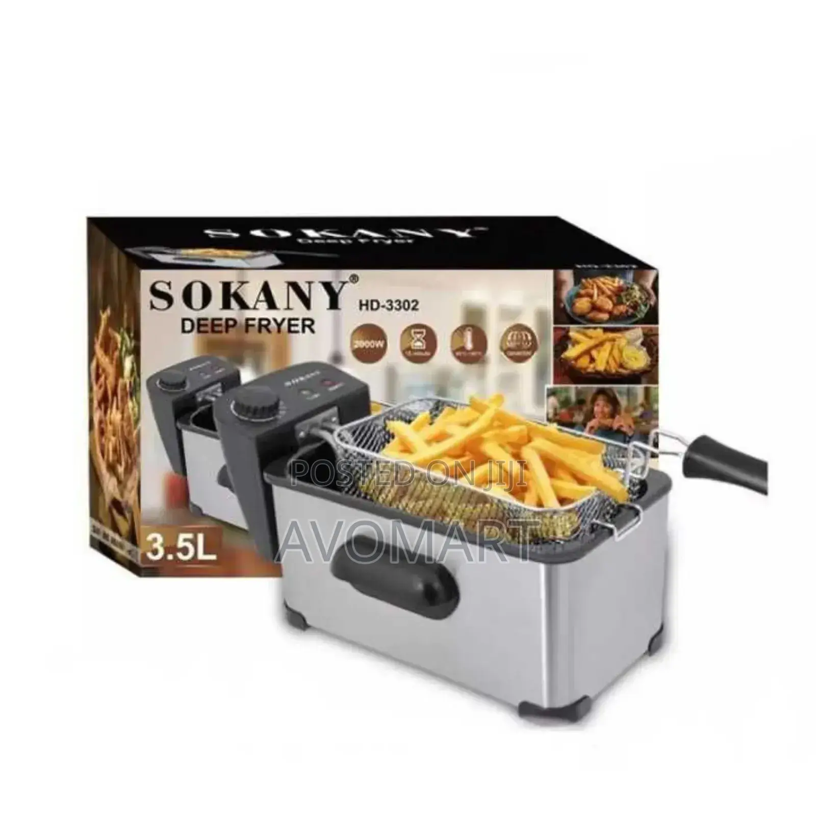New Arival Sokany Deep Oil Fryer
