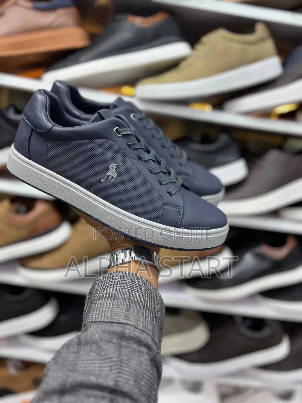 Polo Wl High Master Quality Smooth Flat Shoes for Man's