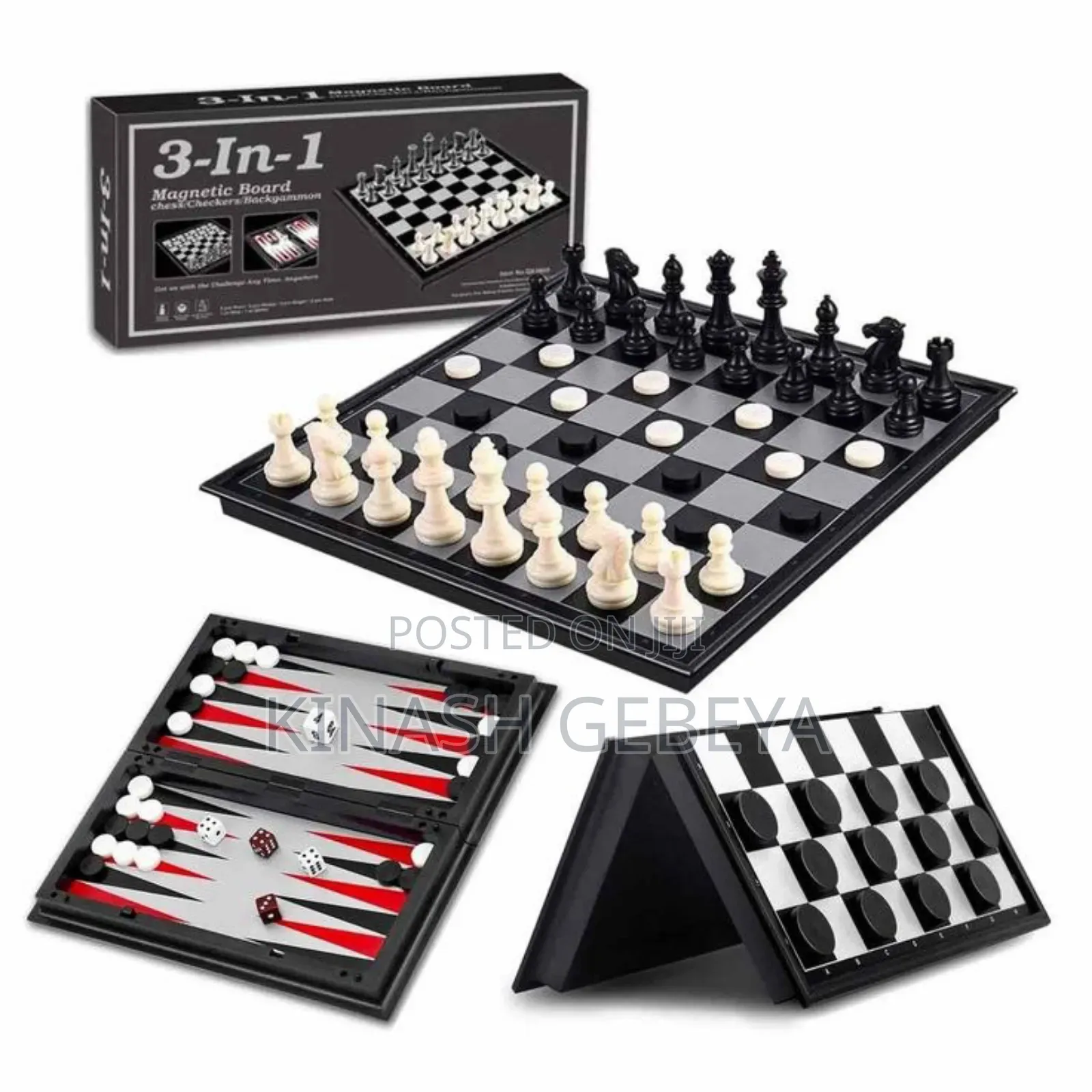 3in1 Magnetic Board Game Set(3games)