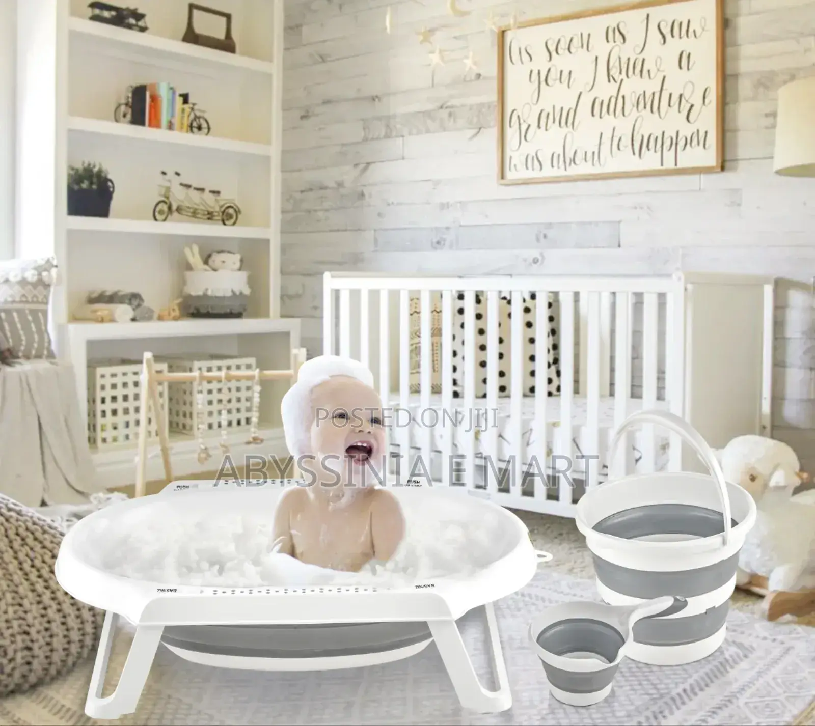 Modern Standard 5-in-1 Children's Folding Bathtub