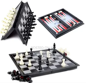 Modern 3in1 Magnetic Board Game Set