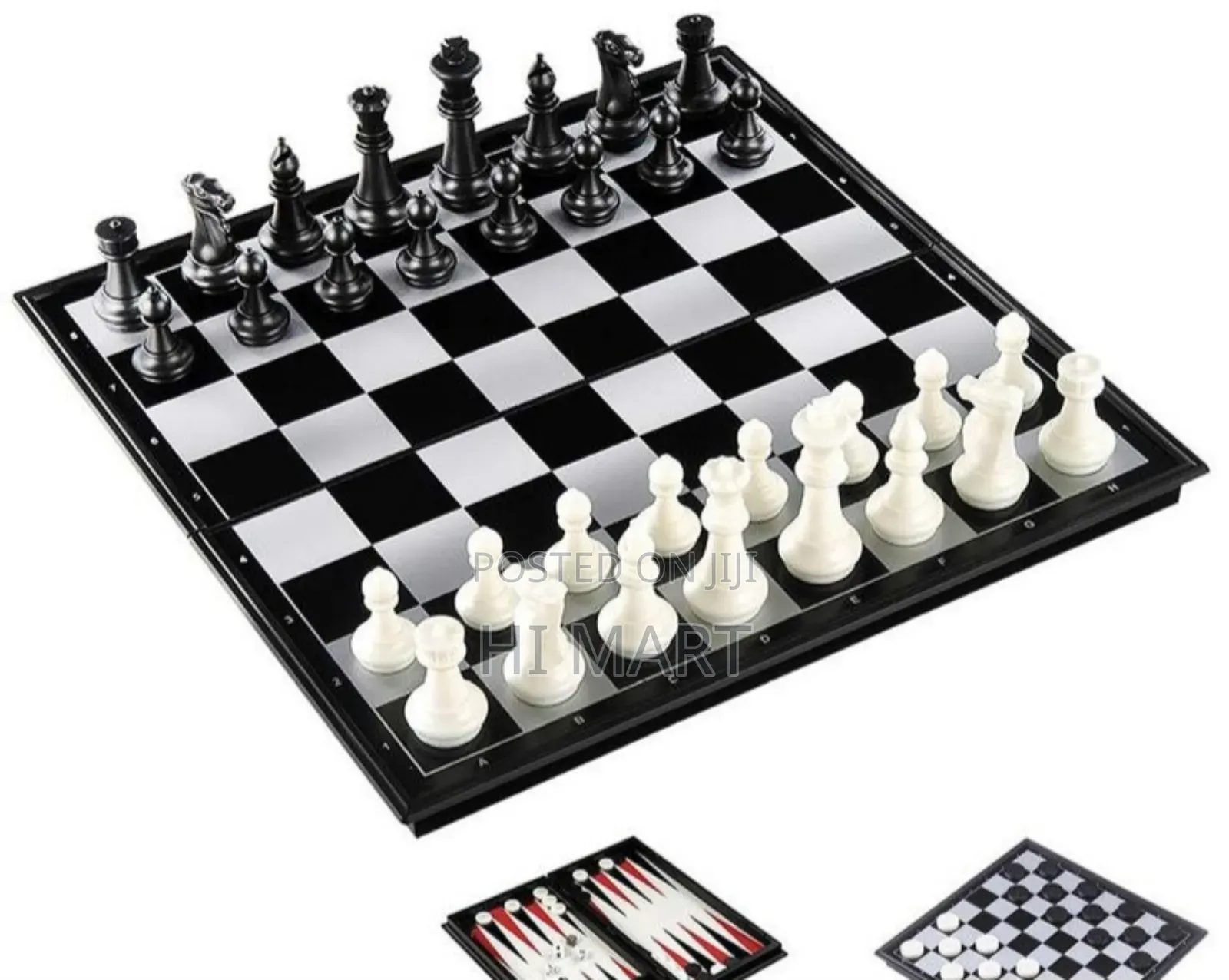 Modern 3in1 Magnetic Board Game Set