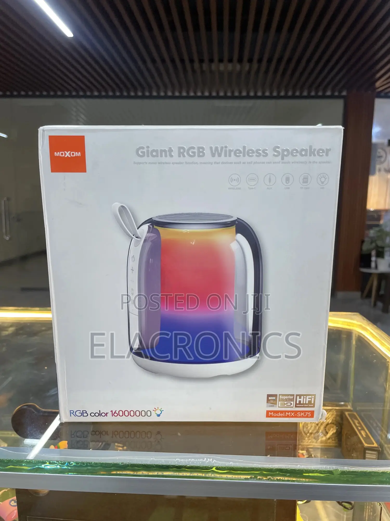 Moxom Mx-Sk75 Giant RGB Wireless Speaker (Brand New)