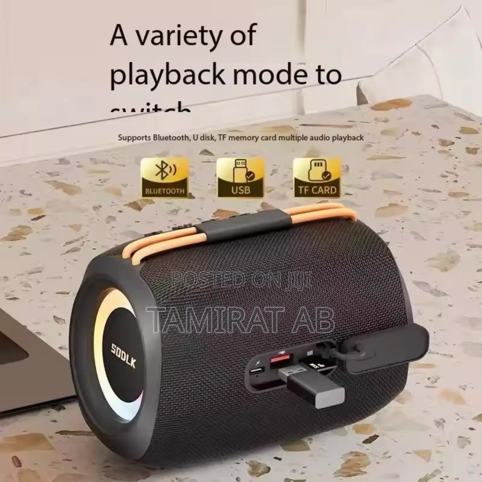 Sodlk Tx11 Portable Subwoofer 20w Bluetooth Speaker