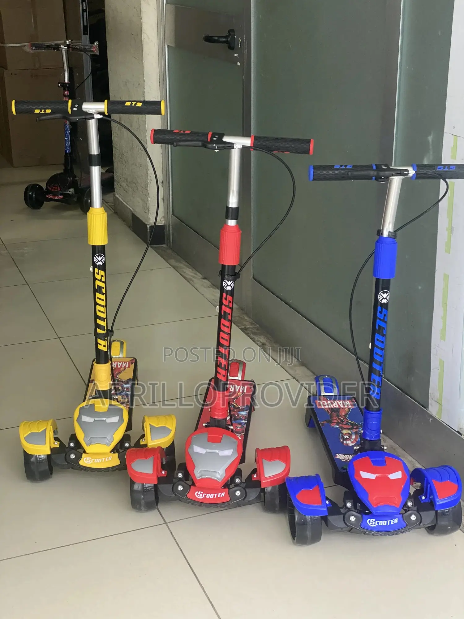 Kids Easy Balance Training Scooter Foldable 3-wheel Kick Scooter