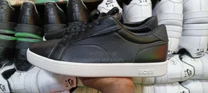 New Arrival Boss Black Lather Classic Fashion Shoes