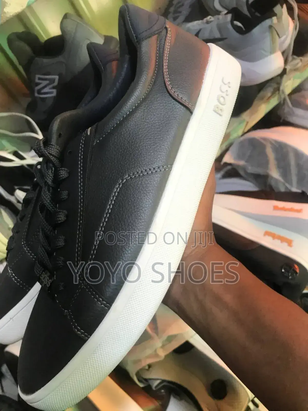 New Arrival Boss Dark Gray Fashion Shoes