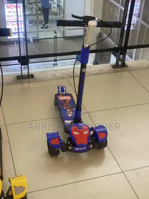 Foldable 3-wheel Kick Scooter Is Designed For Kids Learning Balance An